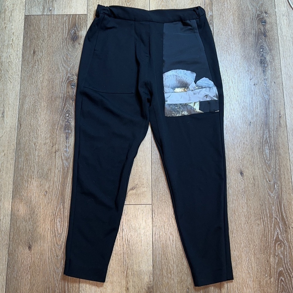 Alembika Black Pants with Embellished Pocket Size 1/6-8US